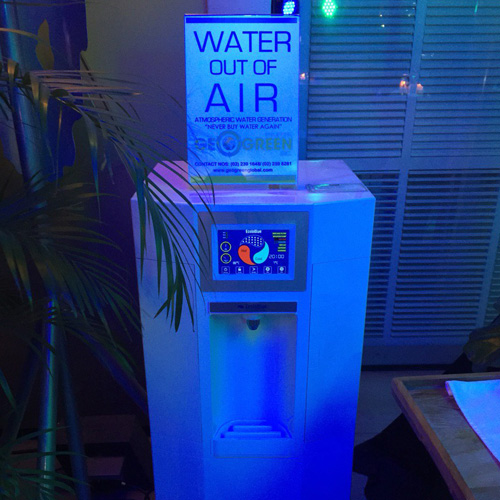 THIS WATER DISPENSER CREATES WATER OUT OF THIN AIR